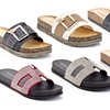 Image 1: Henry Ferrera Women's Assorted Birkin Slide Sandals