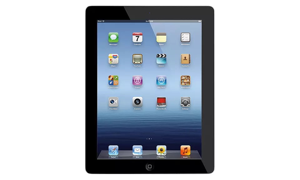 16GB Black Apple iPad 2, 3, or 4 (WiFi Only) (Refurbished) - Second Medium
