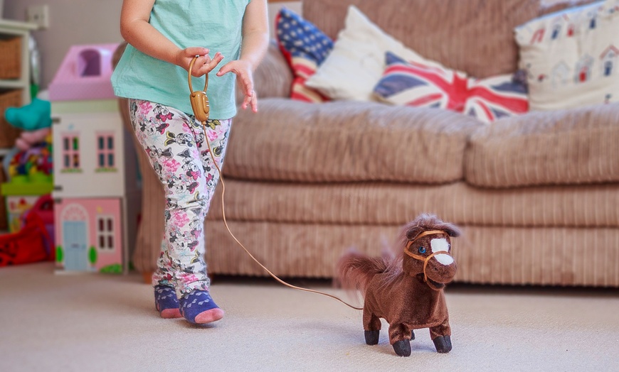 Image 2: Tobar Animigos Trotting Pony with Sound