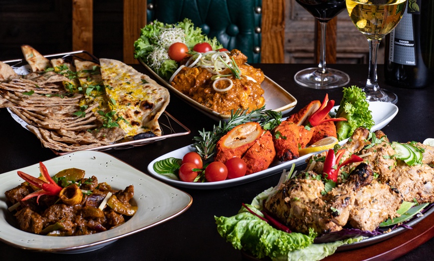 Image 1: Multi-Dish Indian Banquet at The Grand Palace Indian Restaurant