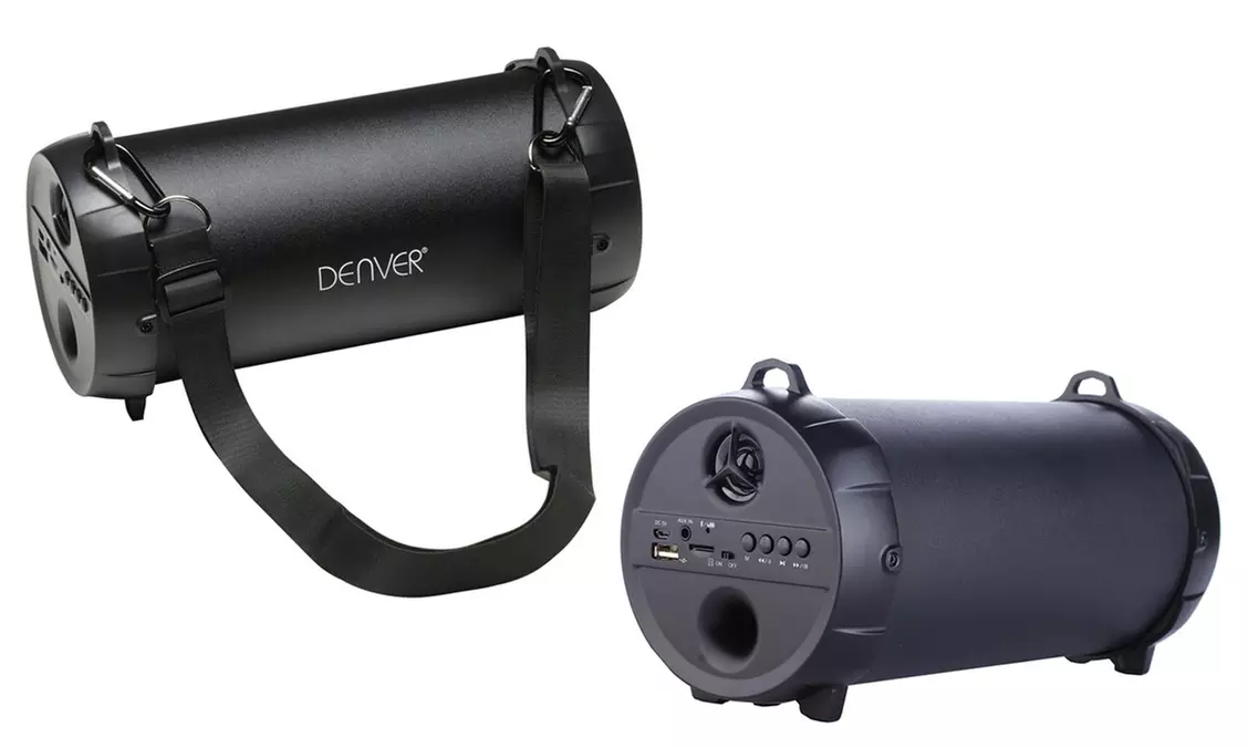 Bluetooth Outdoor Lautsprecher Boombox SD Karte Aux-In und eingebautem Akku inkl. Versand - Primary Image