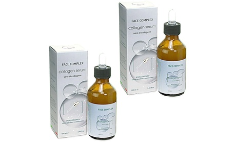 Fino a 4 sieri al collagene Face Complex da 100 ml con pratico contagocce