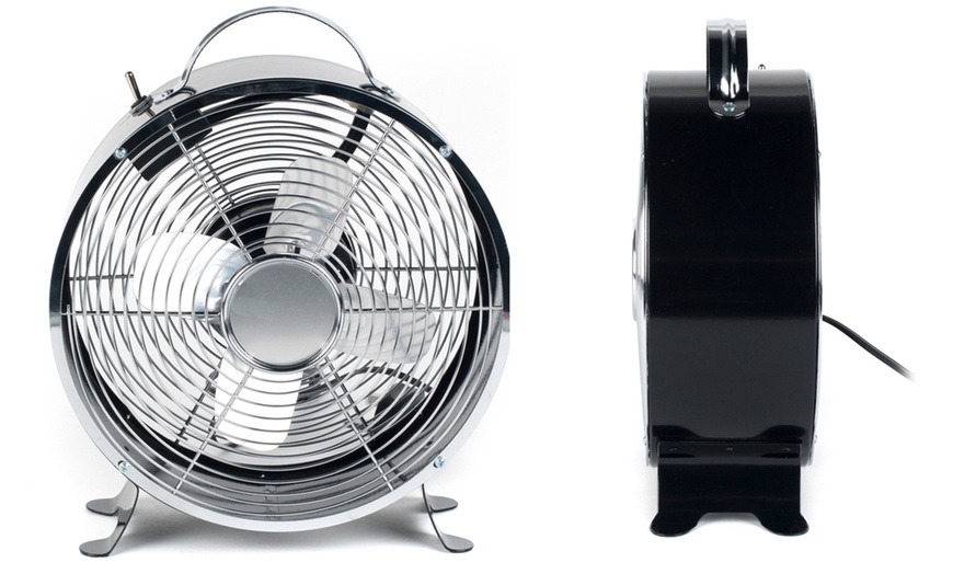 Image 2: Beldray 20W Desktop Clock Fan