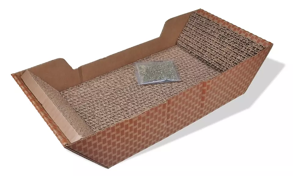 Van Ness Scratch 'n Doze Cat Scratcher Bed - Second Medium