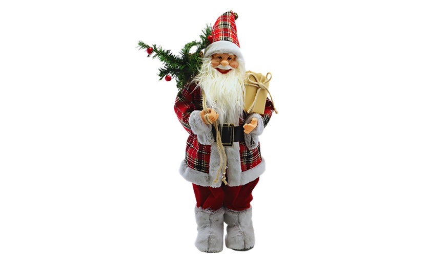 Image 2: Decoratieve kerstman met Schotse kleding