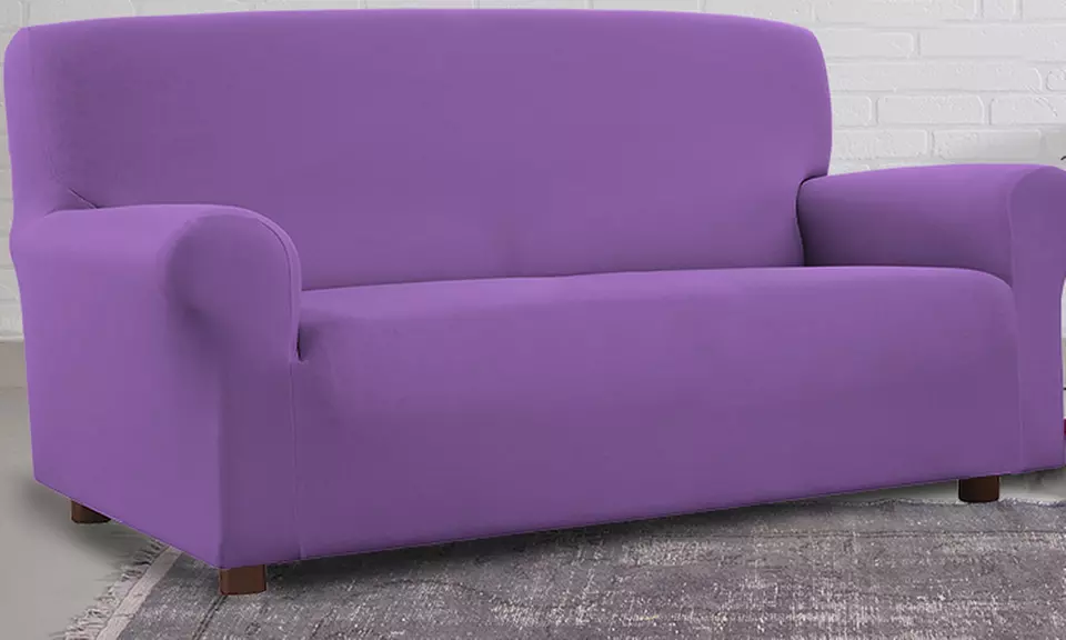 Housse de canapé élastique anti-taches made in Italy, coloris au choix