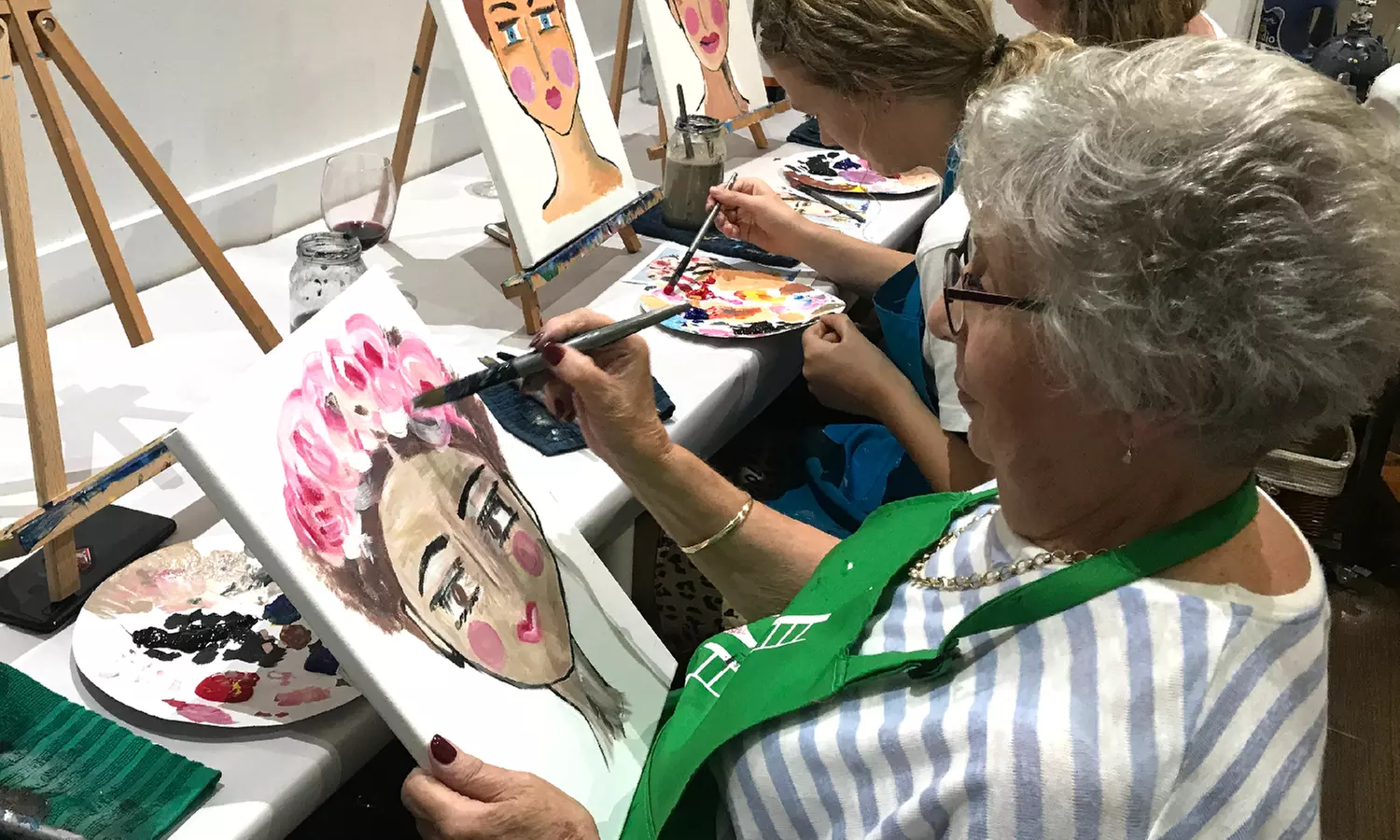 2.5-hour Sip and Paint Workshop for One or Two People