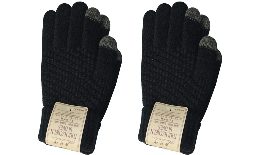 Image 17: 1 ou 2 paires de gants pour écran tactile