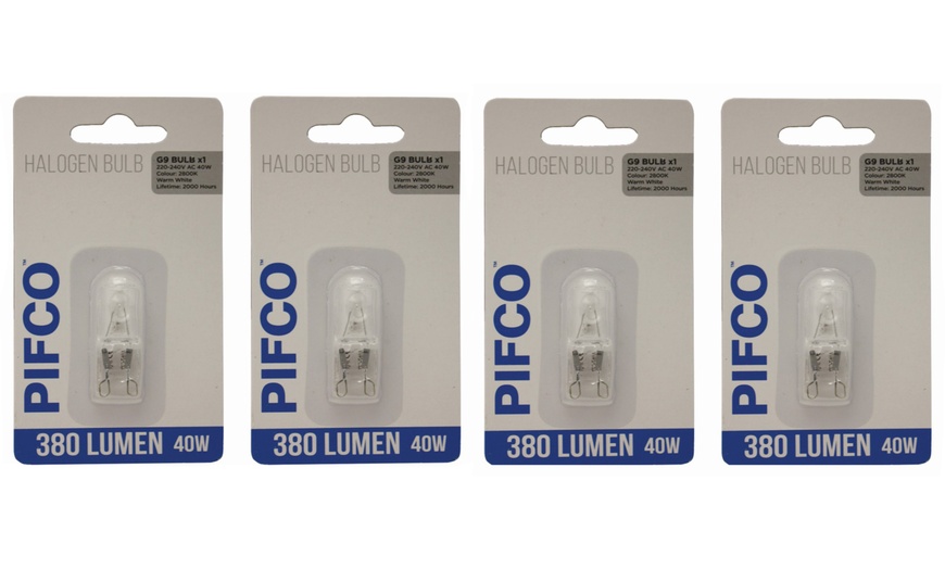 Image 1: Pifco Four-Pack of Halogen Bulbs