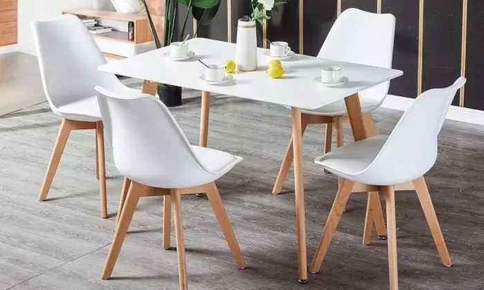 1, 2 ou 4 chaises de la collection "Emilie" avec coussin d'assise rembourré, livraison offerte - Primary Image