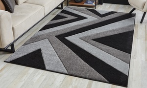 Modern Zig Zag Frieze Rug