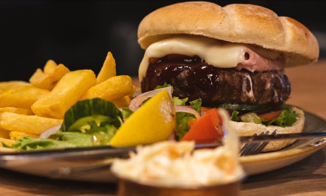 Pub Classic with Dessert and Drink at Sky Blue Tavern