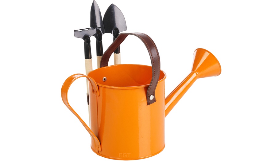 Image 5: Watering Can with Tools