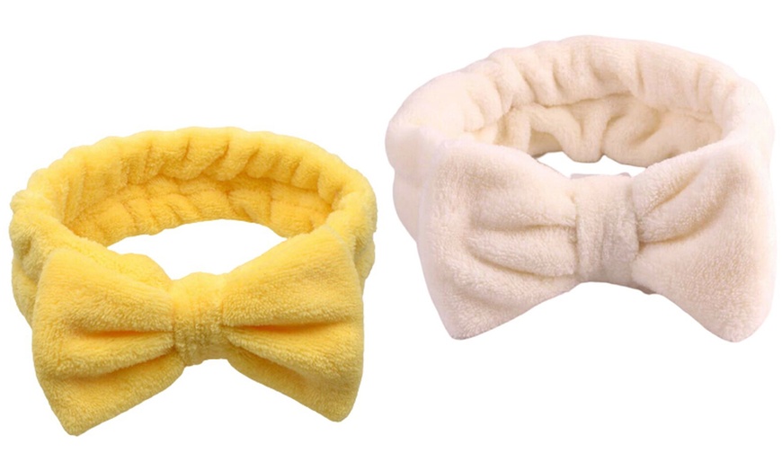 Image 16: Bow Plush Headband