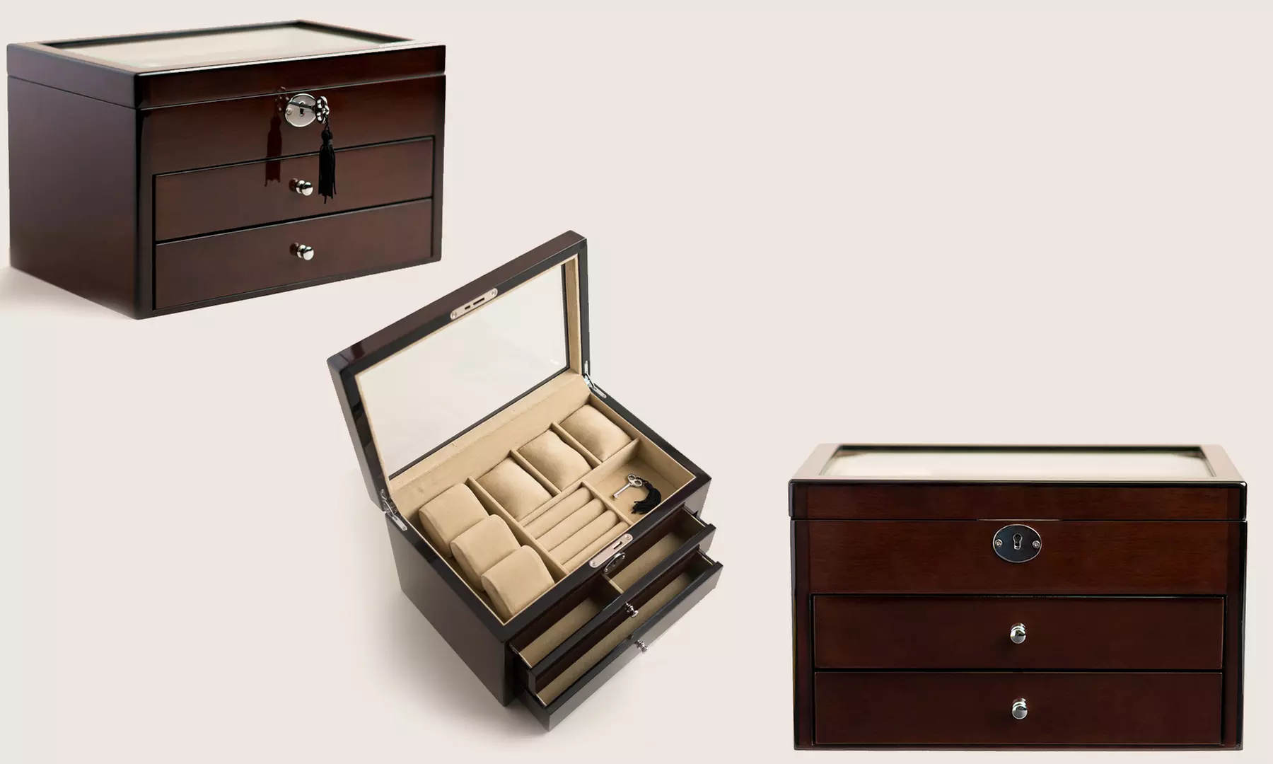 Glass-Top Jewelry Box - Second Medium