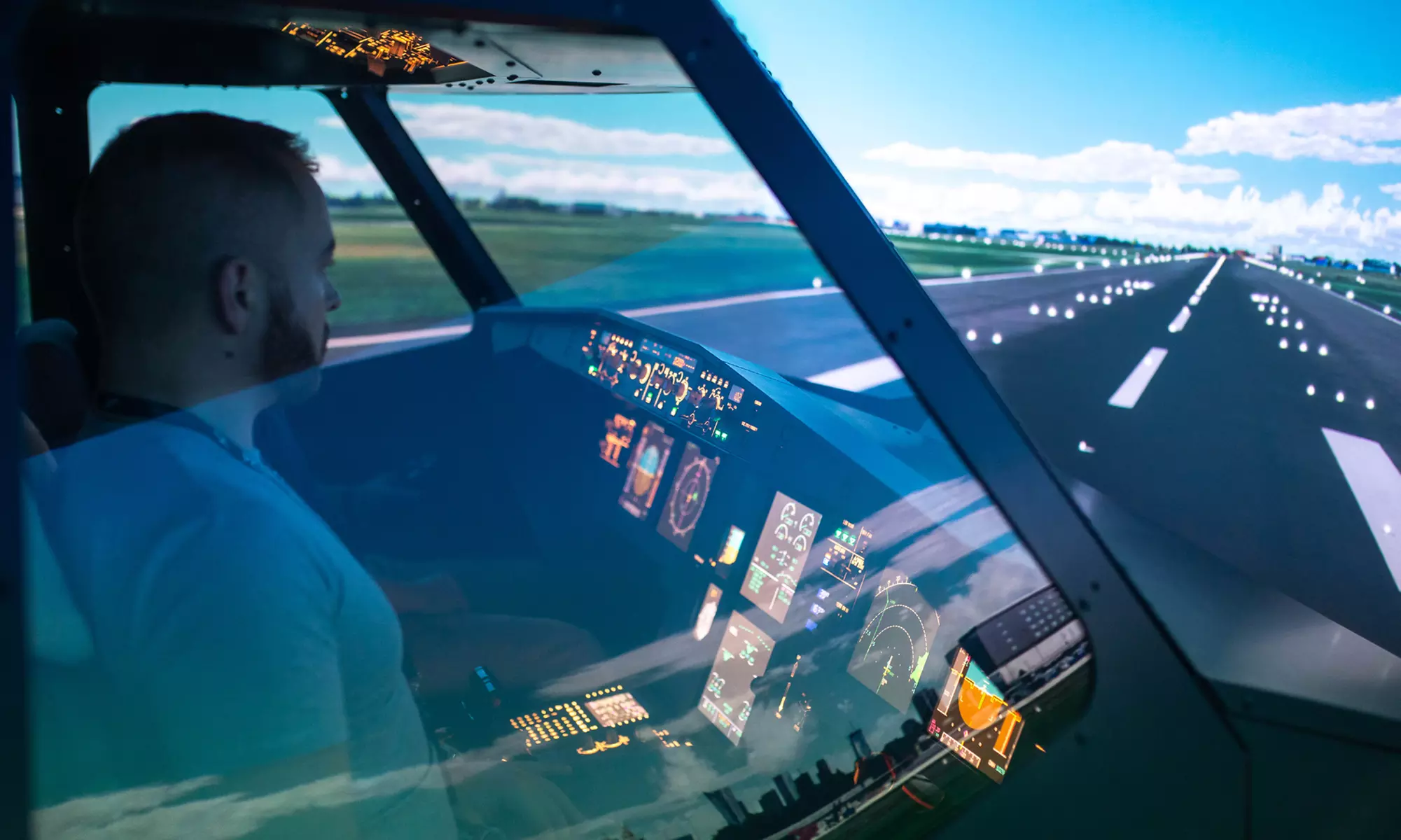 Symulator lotu samolotem pasażerskim w JetZone24 – Profesjonalne Symulatory Lotów (do -31%) - Primary Image