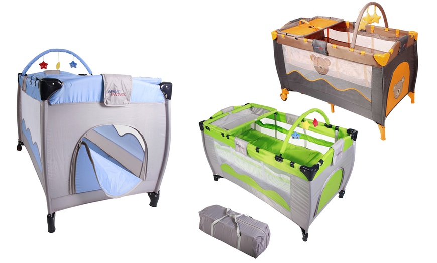 Image 1: Infantastic Baby Travel Cot