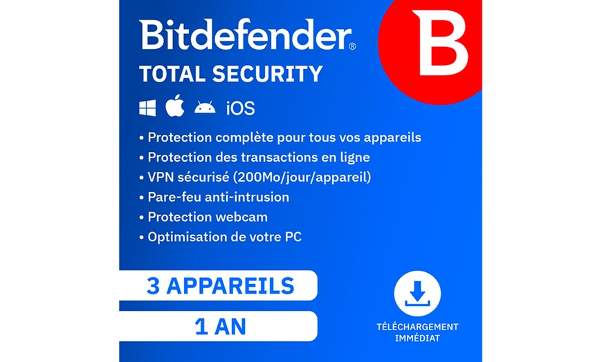 Image 5: Bitdefender Total Security pour 1 an