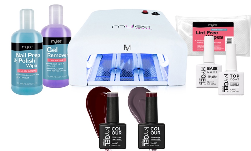 Image 2: Mylee 36W UV Nail Gel Lamp with Gel Nail Essentials Kit
