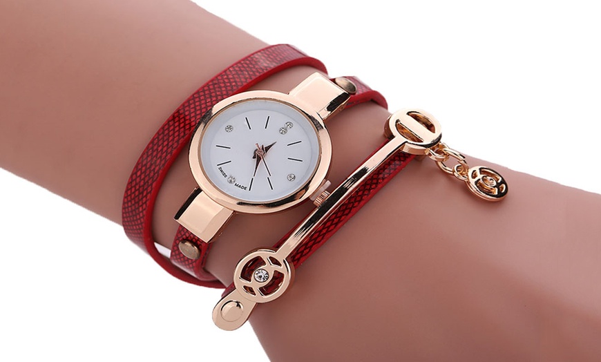 Image 4: Snake Strap Wrap Watch