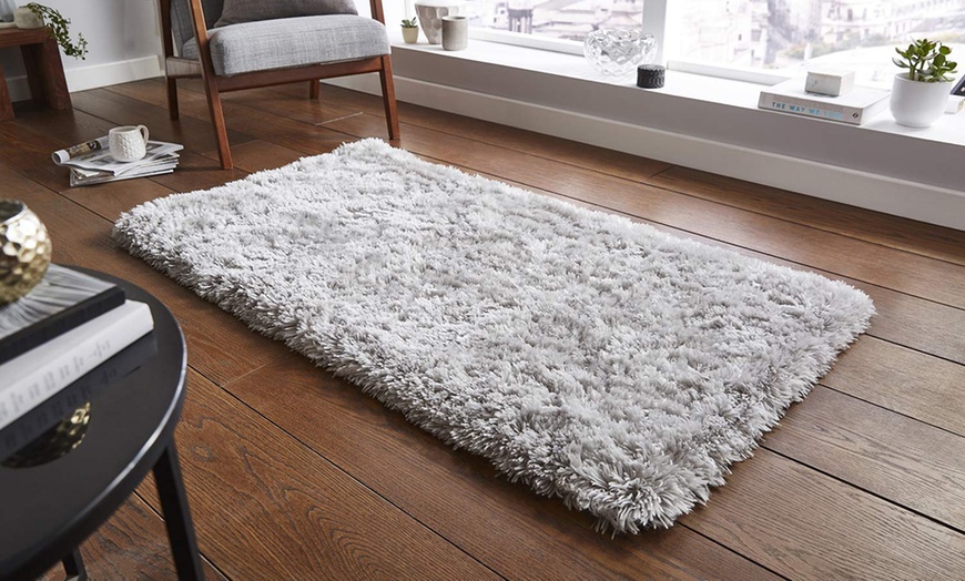 Image 1: Polar Plush Shaggy Area Rug