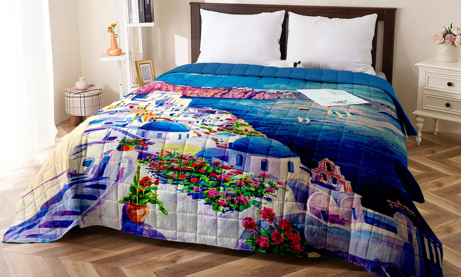 Couverture hypoallergénique avec impression