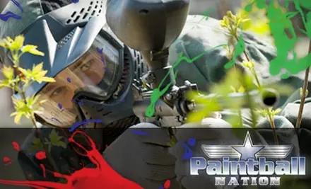 $20 for a Three-Hour Weekend Paintball Package for Two People at Paintball Nation  - Primary Image