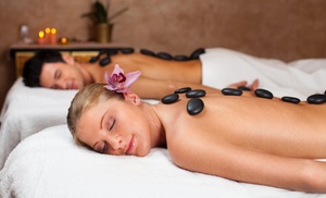 Ultimate Relaxation Package: Hot Stone & Oil Shoulder Massage, Facial & Lounge Time!