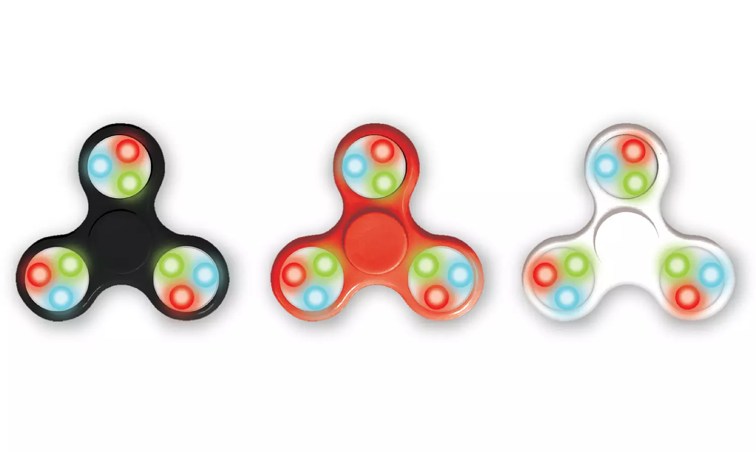LED Fidget Spinner Stress and Anxiety Relief Toy - Primary Image