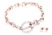 1x oder 2x Jora Armband und Ohrringe Set mit Swarovski®-Kristallen in Silber oder Roségold - Image 2