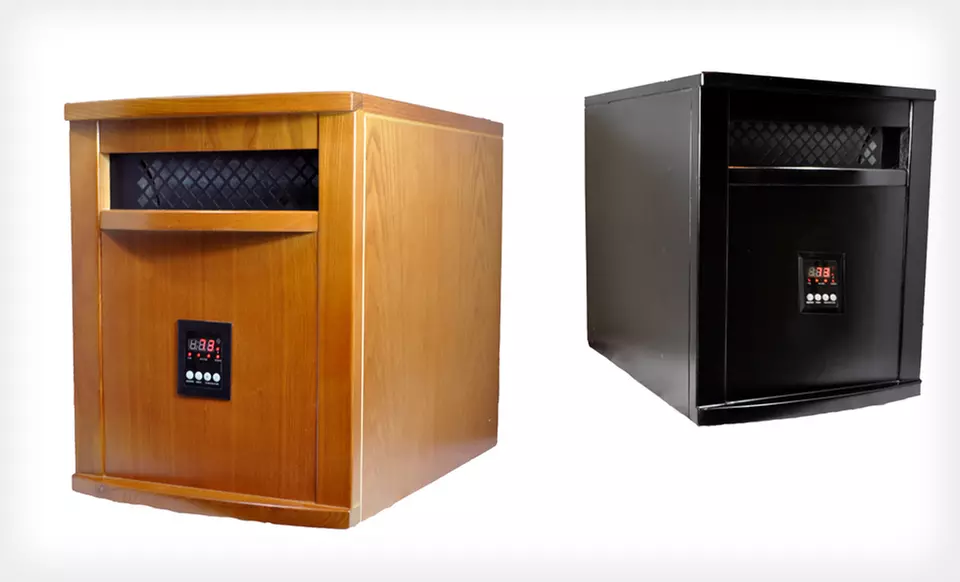$149 for a Suntec 2000 Infrared Heater in Black, Cherry, or Oak ($299.99 List Price). Free Shipping and Free Returns. - Primary Image