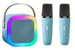 Wireless Portable Mini Karaoke Machine with One or Two Mics - Second Medium