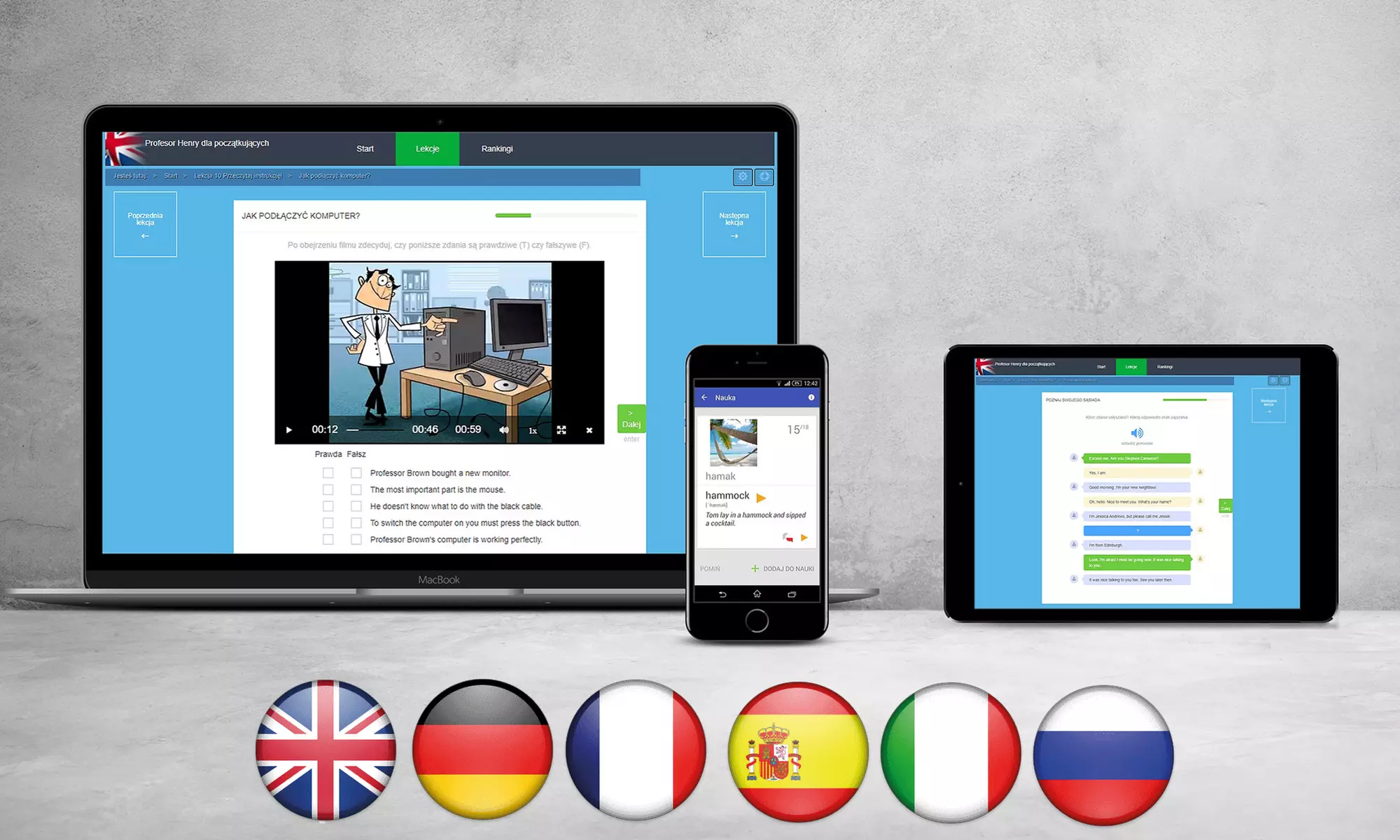 Kursy językowe online: intensywne lekcje, nauka słówek, szybkie powtórki od 39,90 zł na platformie Multikurs.pl - Primary Image
