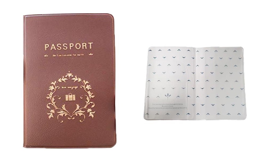 Image 2: His and Hers Passport Holders