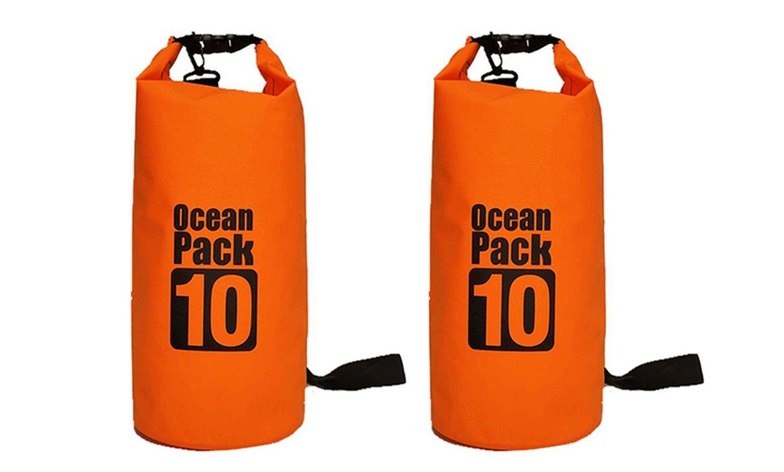 Image 24: One or Two Waterproof Floating Duffel Dry Bags