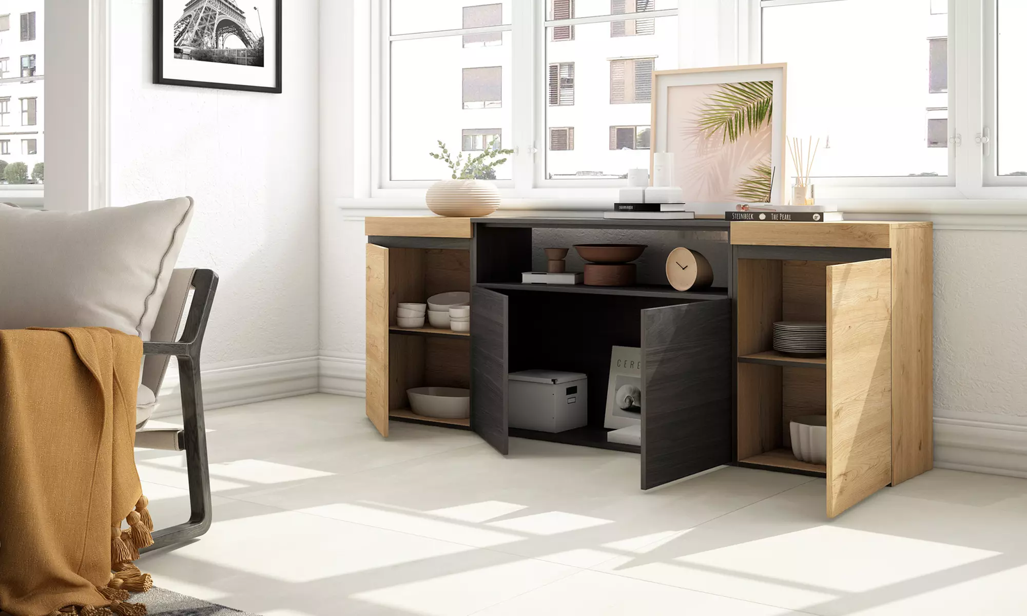 Sideboard mit großem Stauraum