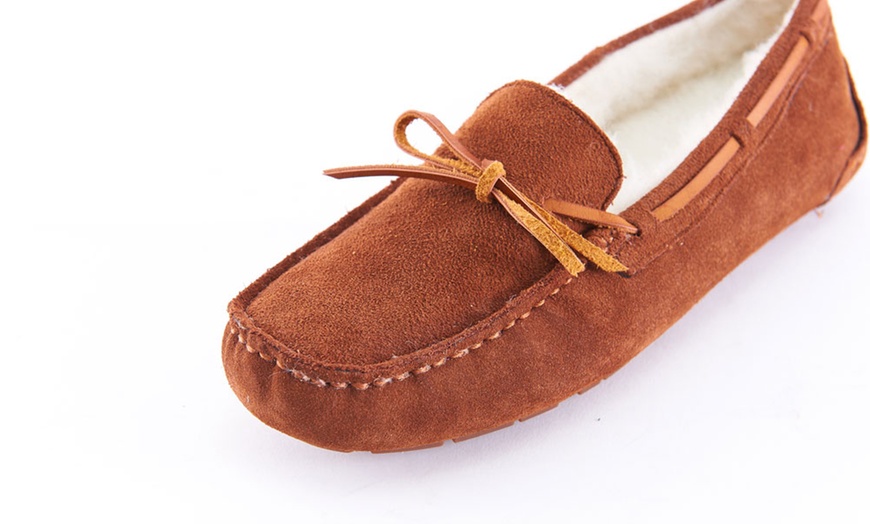 Image 21: Suède moccasins voor dames