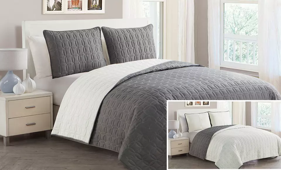 Hayden Reversible-Quilt Set (3-Piece) - Primary Image