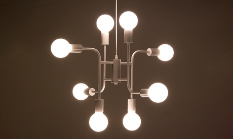 Lampadario Paul realizzato in metallo verniciato