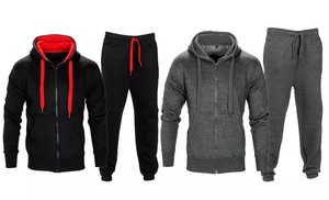 Men's Contrast Tracksuit Set