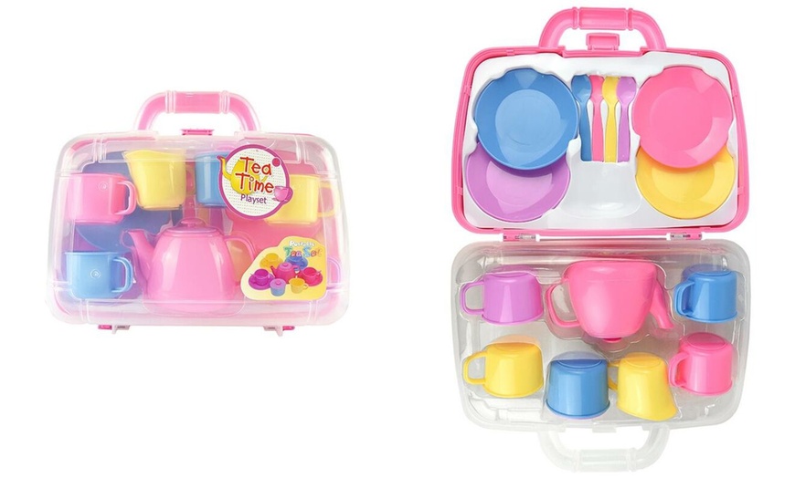 Image 17: Kids' Tea Party Play Set