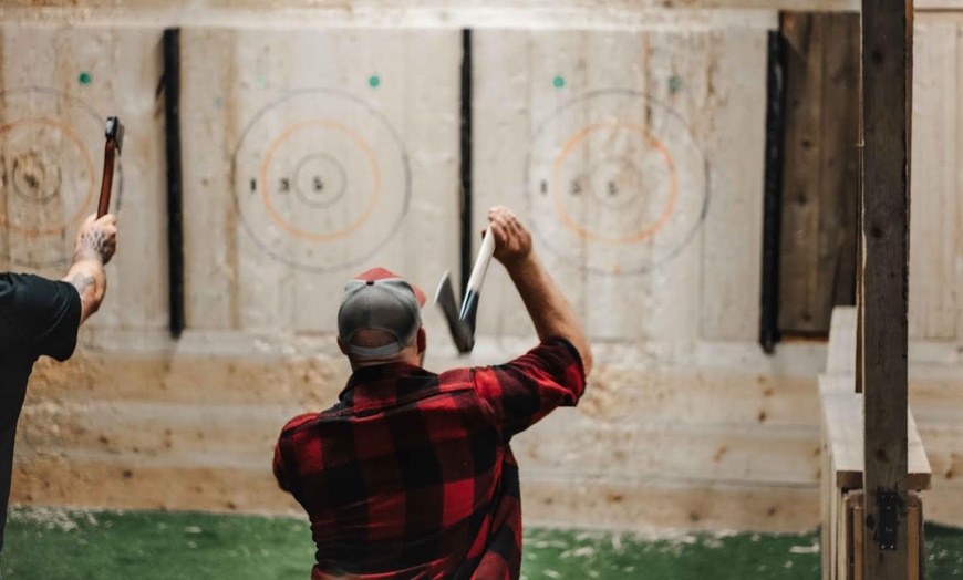 Image 10: One Hour Axe Throwing Experience for 2 or 4 with Axepert Instructors 