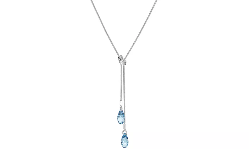Image 3: Boucles d'oreilles ou collier "Elena" avec cristal autrichien