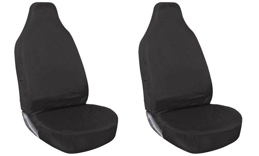 Image 4: Heavy-Duty Waterproof Seat Cover