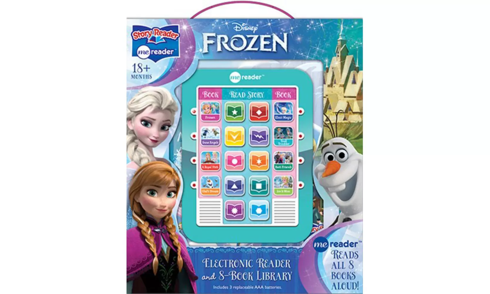 Disney Frozen Electronic Me Reader and 8-Book Library - Primary Image