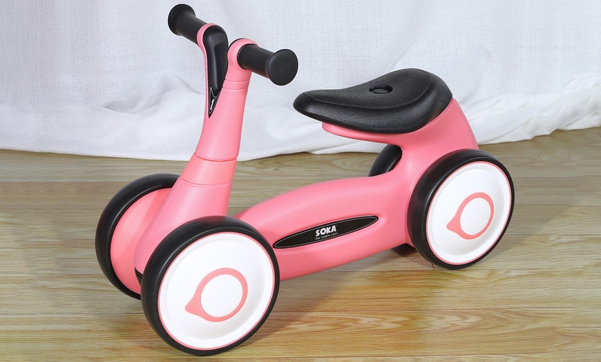 Image 19: Soka Four-Wheel Kids' Balance Bike