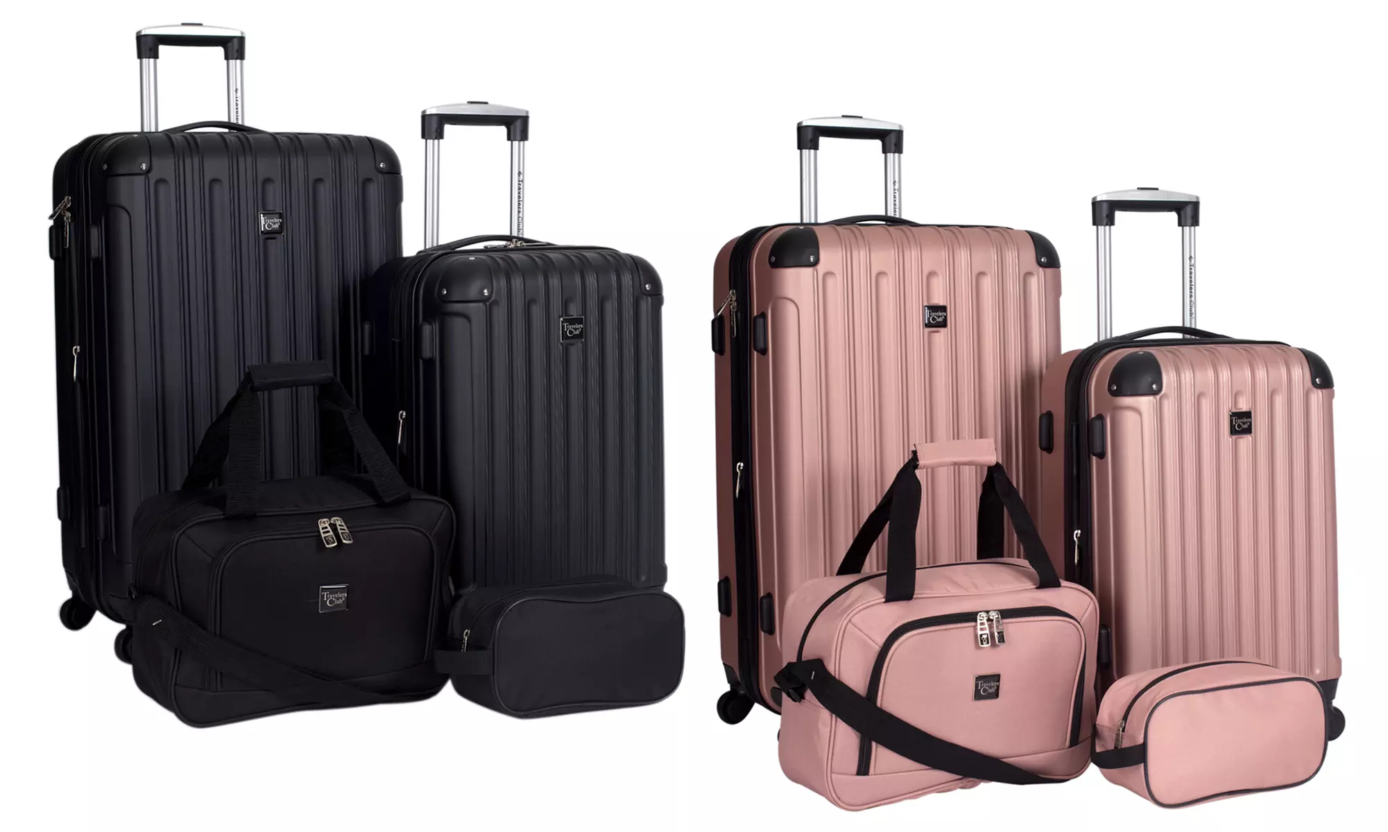  Travelers Club Midtown Expandable Spinner Luggage Set with Boarding Tote & Toiletry Bag (4-Piece) - Primary Image
