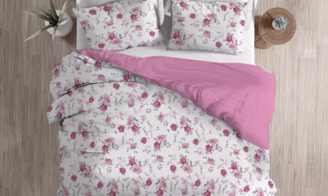 Copripiumini invernali linea 3027 fantasie pois, fiorate