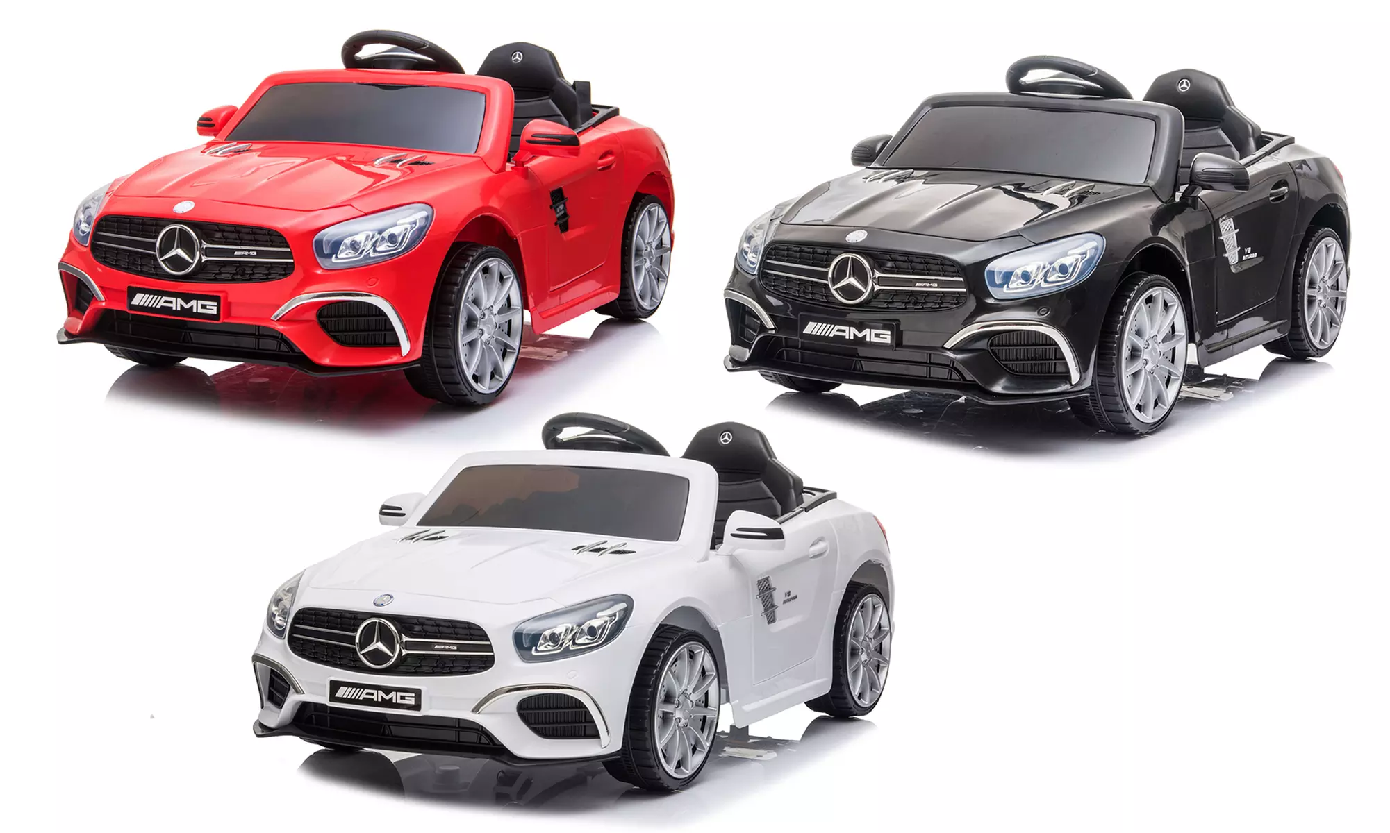Voiture électrique Mercedes Benz SL63 "A006" pour enfants dès 3 ans, coloris au choix - Primary Image