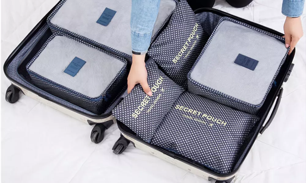 WalvoLife Waterproof Lightweight Printed Designs Travel Storage Packing Bags - Primary Image